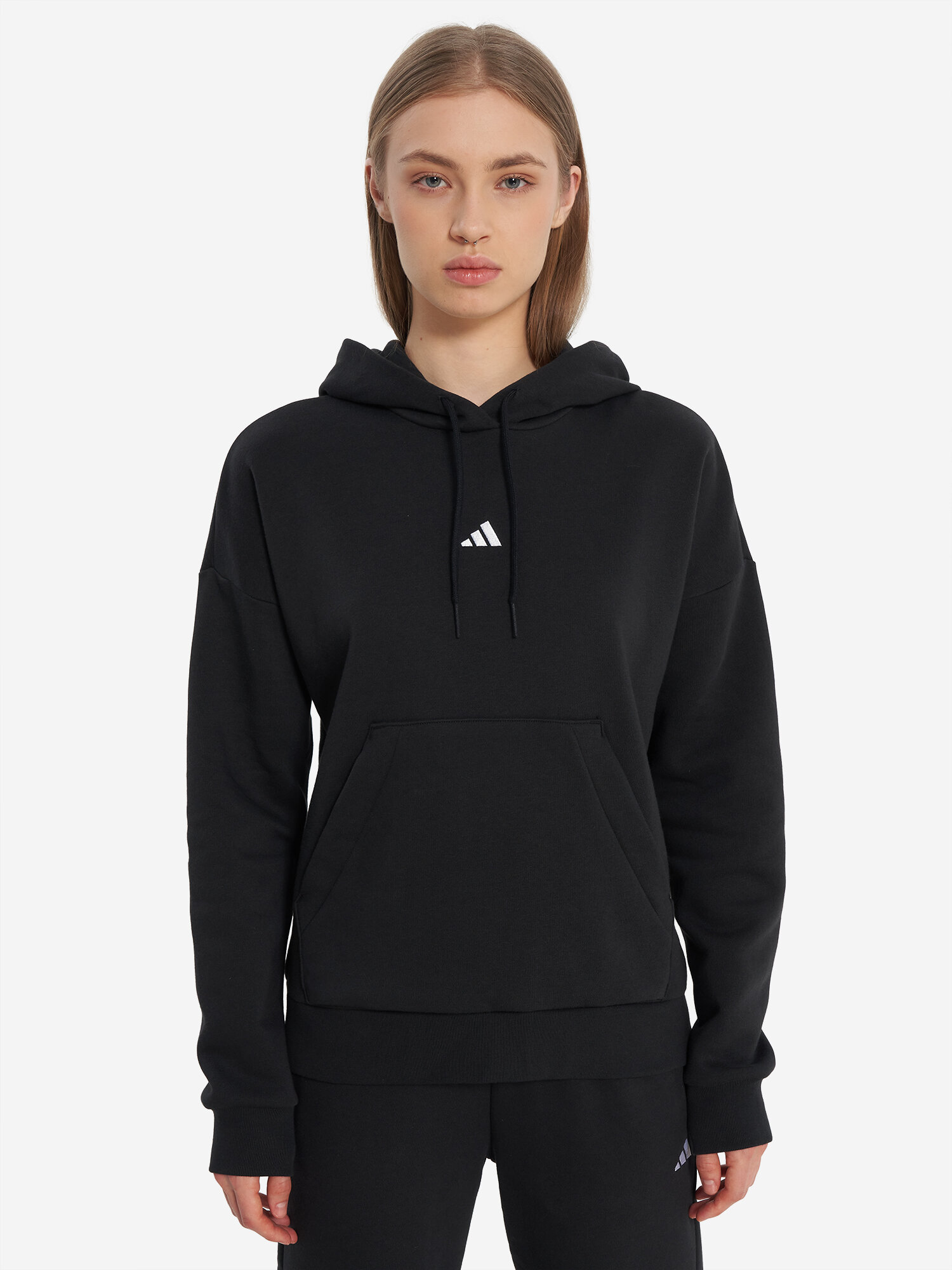 Худи спортивное adidas, размер XL, , черный — фото 1