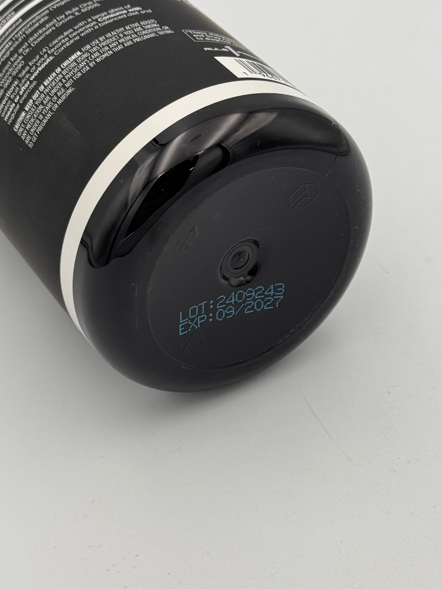 Rule1 Creatine monohydrate 240 caps 60 serv, Креатин моногидрат для мыщц — фото 1