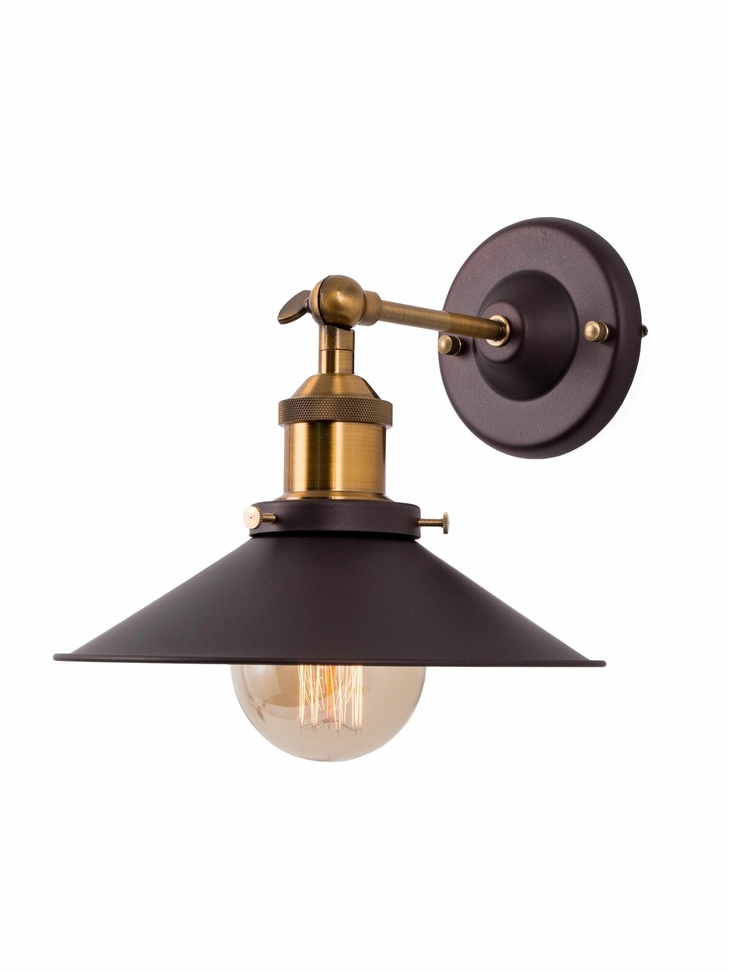 Настенный светильник Citilux Эдисон CL450301 лофт металлический бра кофейный/бронза плафон 225 см