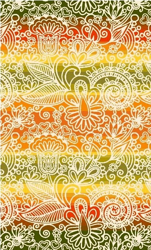 Полотенце махровое банное, для ванны большое двухстороннее в подарок на День рождения, на Новый год "Краски осени" 100 х 160 см 450 г/м2