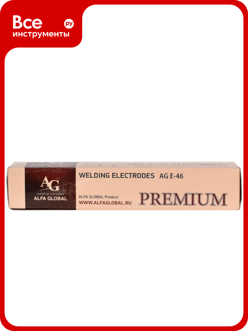 Электроды AG ОК 46 4x350 мм 5 кг Alfa Global AGОК46-40