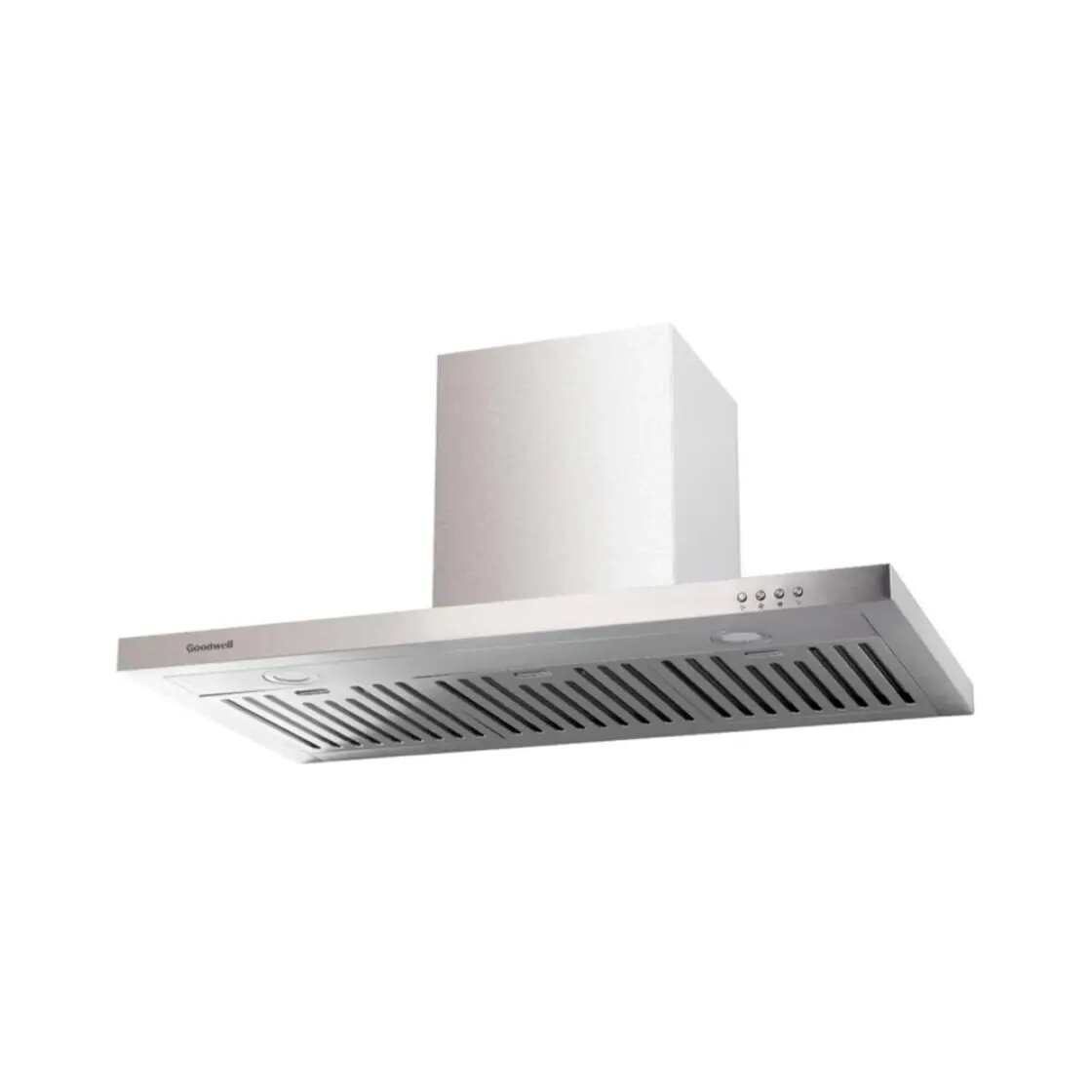 Вытяжка Goodwell T 4390 X, Дополнительные функции: Антивозвратный клапан, Количество двигателей: 1, Количество скоростей: 3