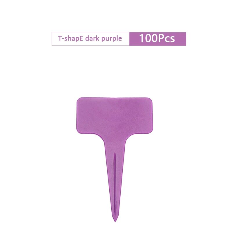 Пластиковые бирки для растений 12 цветов 120 шт 100pcs Сиреневый