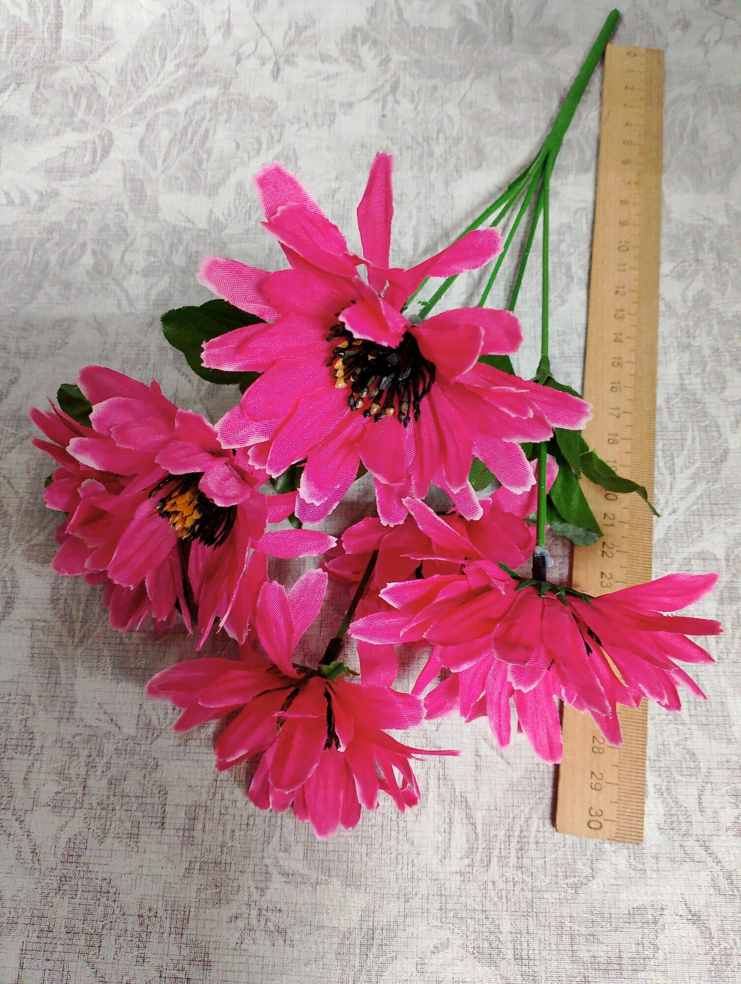 Искусственные цветы Букет Георгинов 30 см