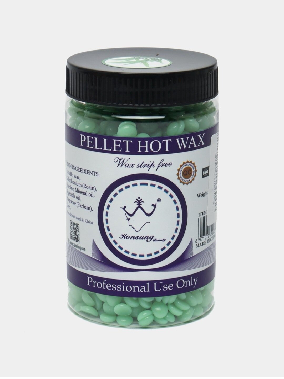 Воск для депиляции, гранулированный воск для депиляции HOT WAX Konsung Beauty 300 гр