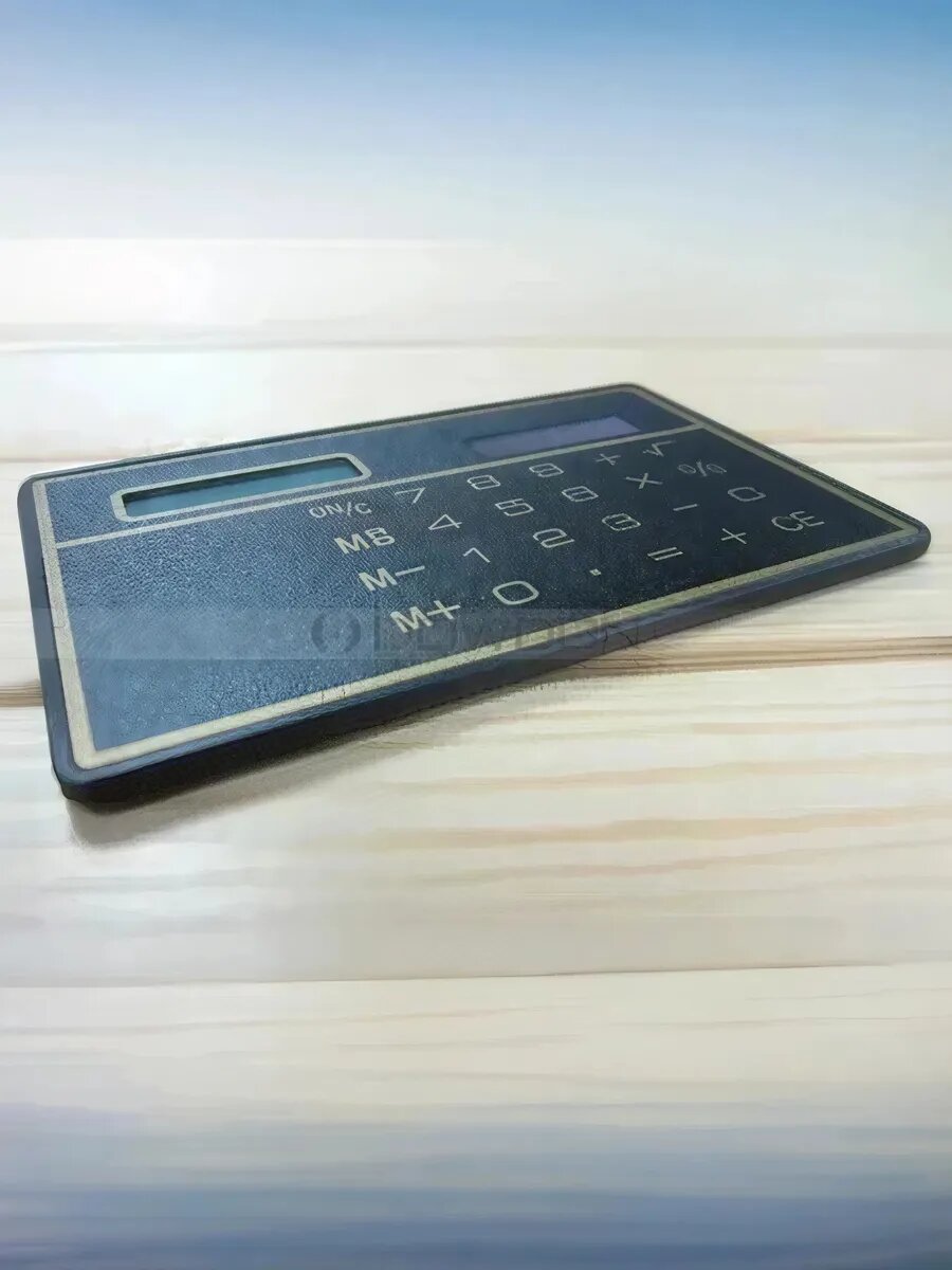 Калькулятор черный плоский 1 шт — фото 1