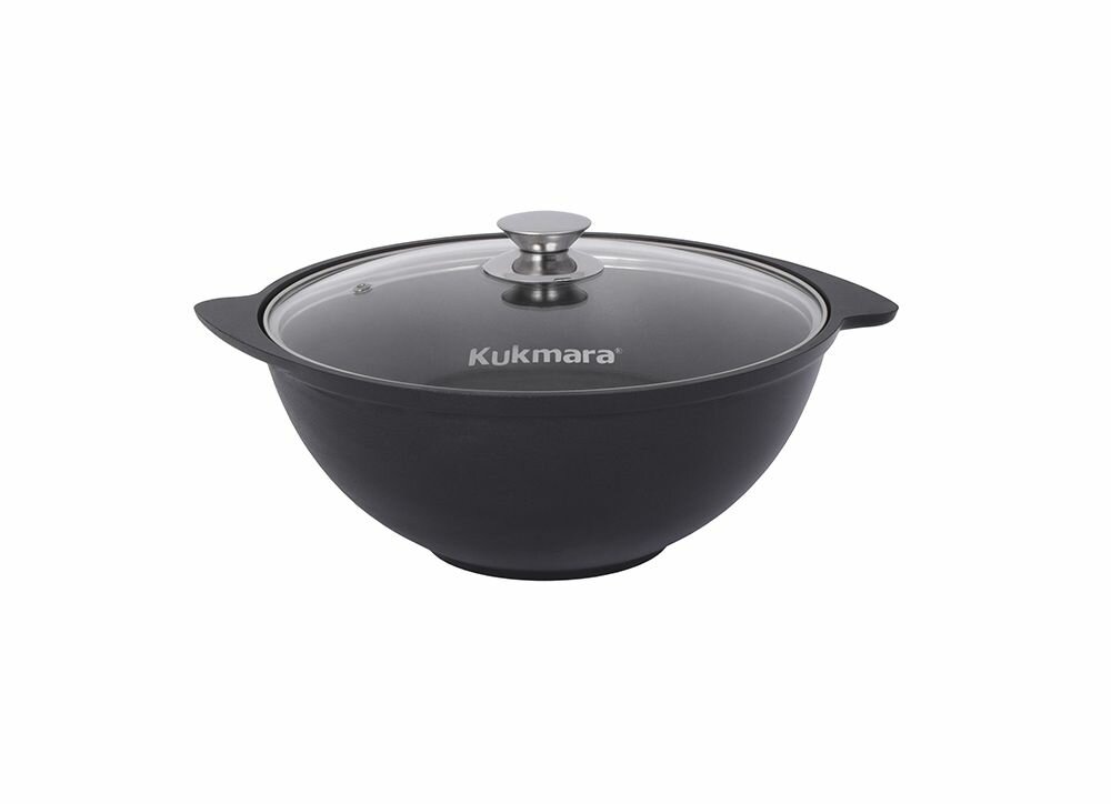 Казан для плова со стеклянной крышкой, линия "Традиция" — фото 1