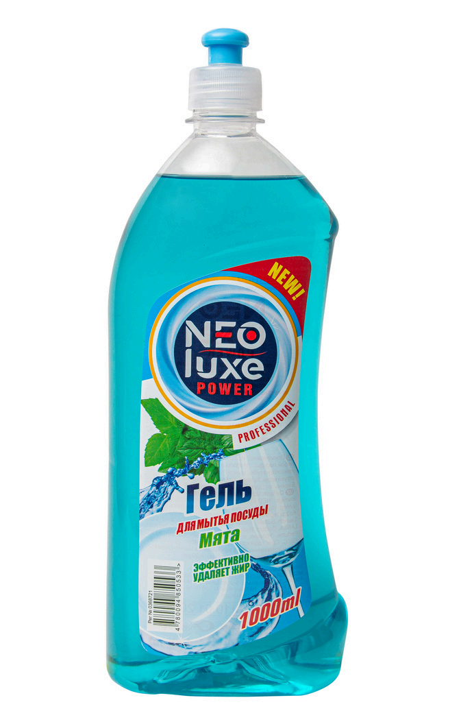 Гель для посуды Grand Neo "Природный", с дозатором, безопасный, 1 л — фото 1