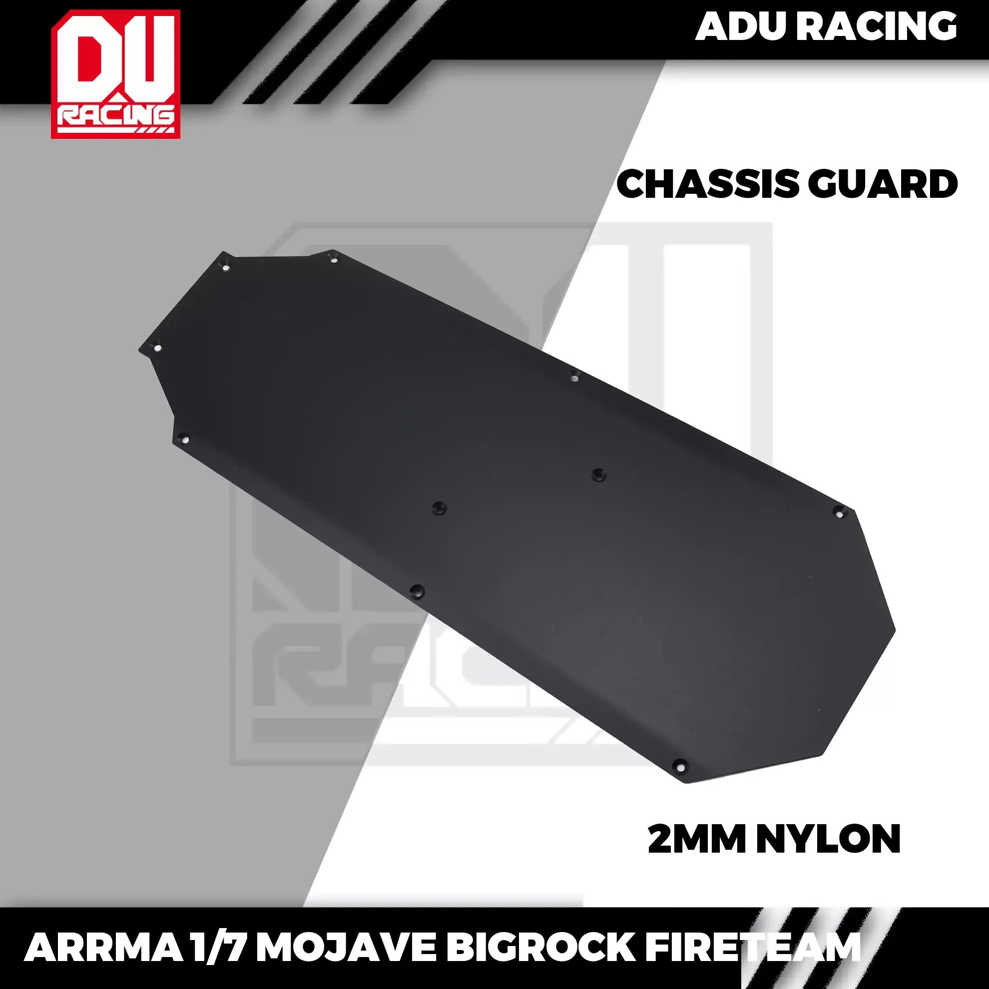 ADU RACING ARRMA 6S 1/7 MOJAVE BIGROCK FIRETEAM Защита шасси из нейлона 2 мм