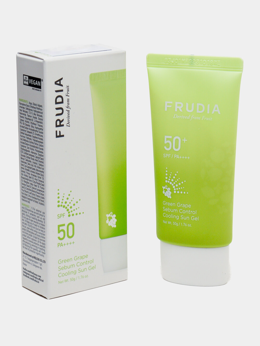 Солнцезащитный крем Frudia Sunscreen Shield, SPF50+, PA+++ - Салатовый — фото 1