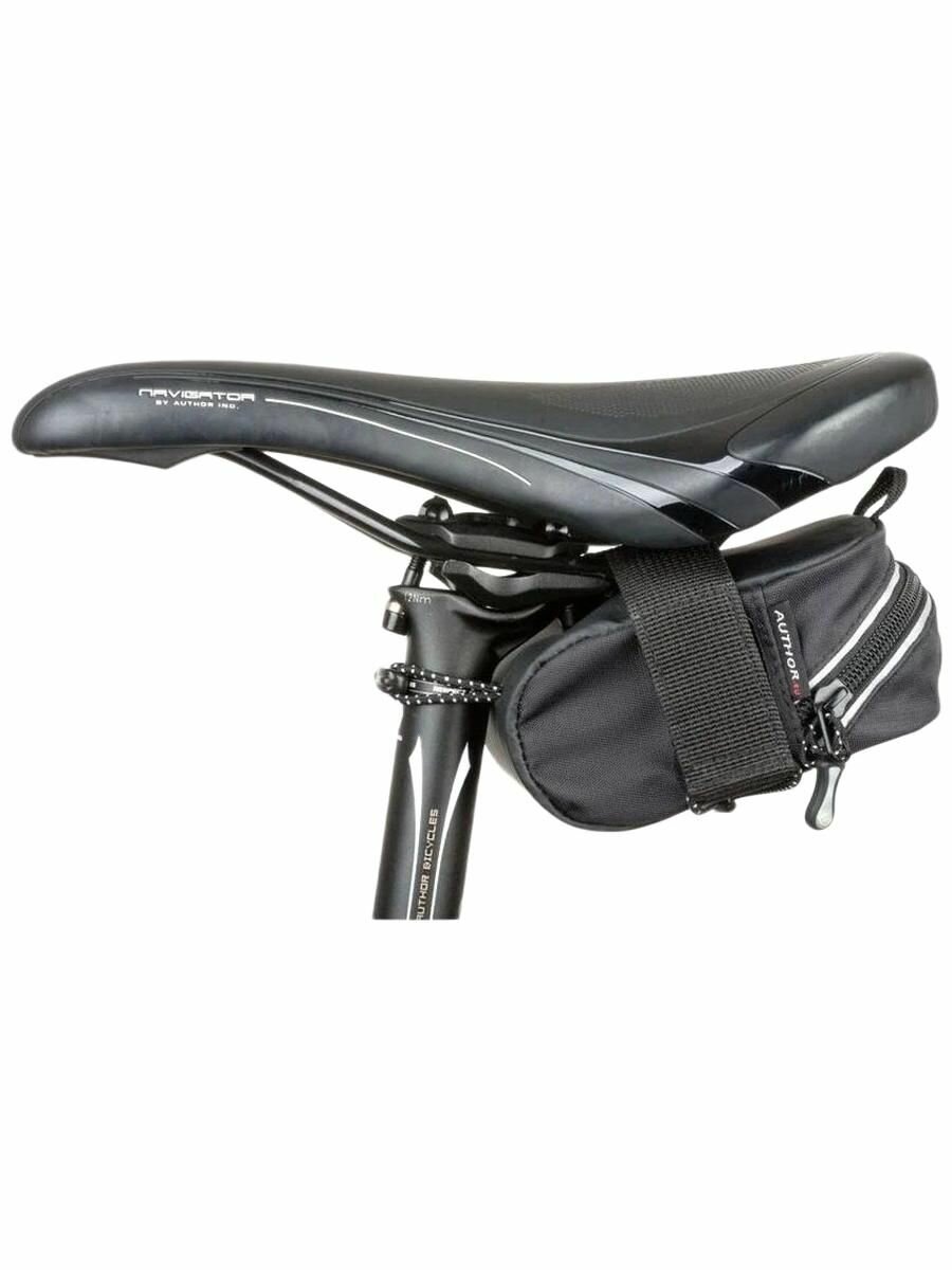 Бардачек под седло, 1 зам. AUTHOR A-S381 TPN X7, V 0.9л. 85гр (100), черный