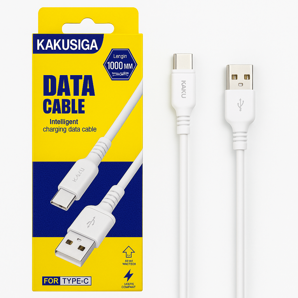 Кабель Kakusiga CAT8, для зарядки и передачи данных, USB Type C, 1 м