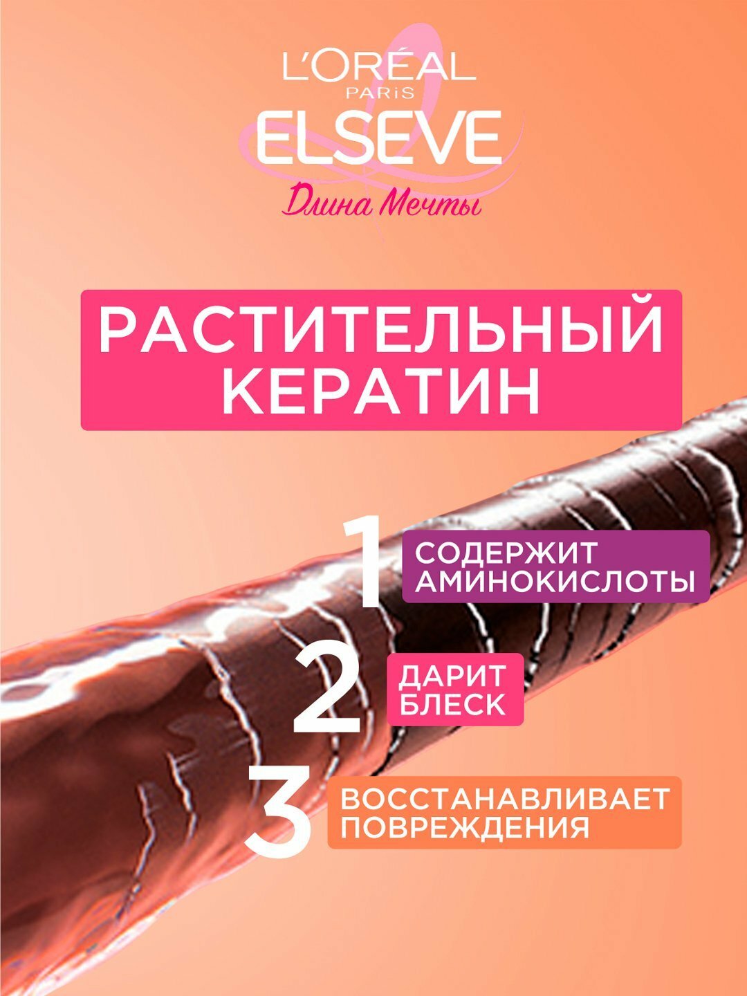 Бальзам-кондиционер L'Oreal Paris "Elseve Длина Мечты", для длинных волос, 200мл — фото 1