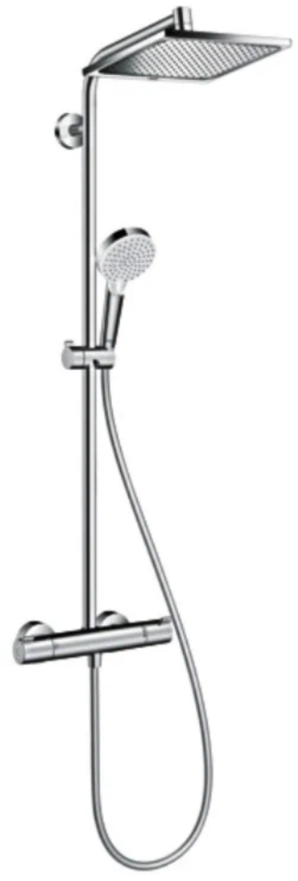 Душевой комплект Hansgrohe Crometta E 240 1jet Showerpipe EcoSmart 27281000