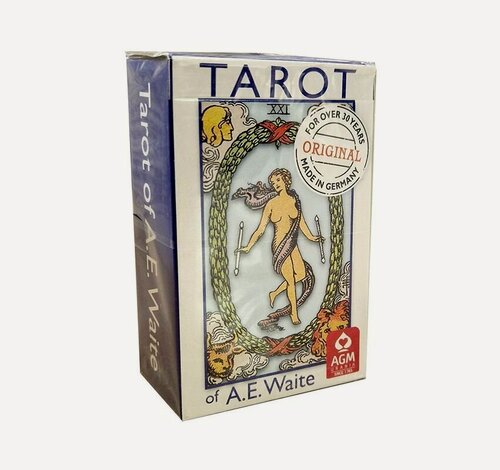 Изображение товара Карты Таро A.E.Waite Tarot Blue Edition-Pocket AGM Urania / Таро А. Э. Уэйта карманный размер