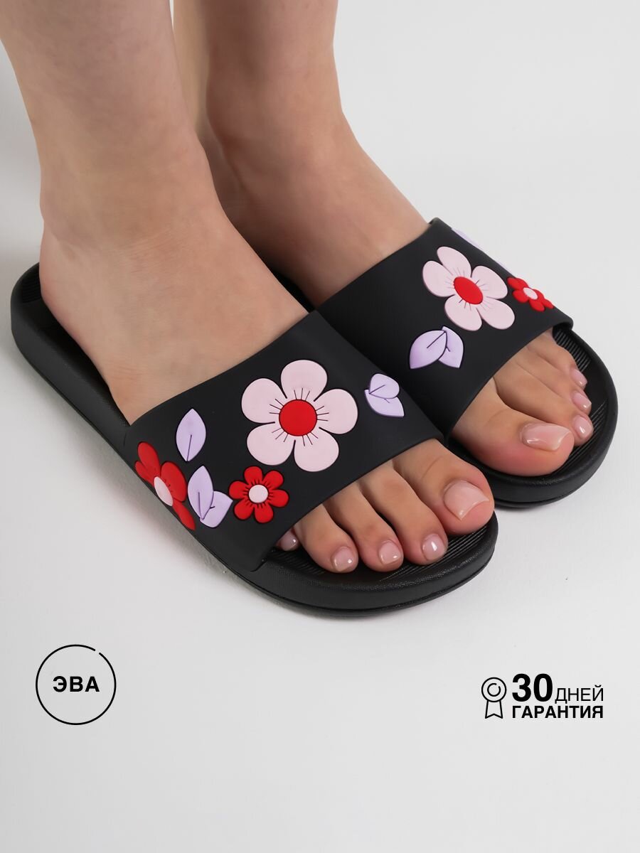 Шлёпанцы T.Taccardi, размер 37, черный — фото 1