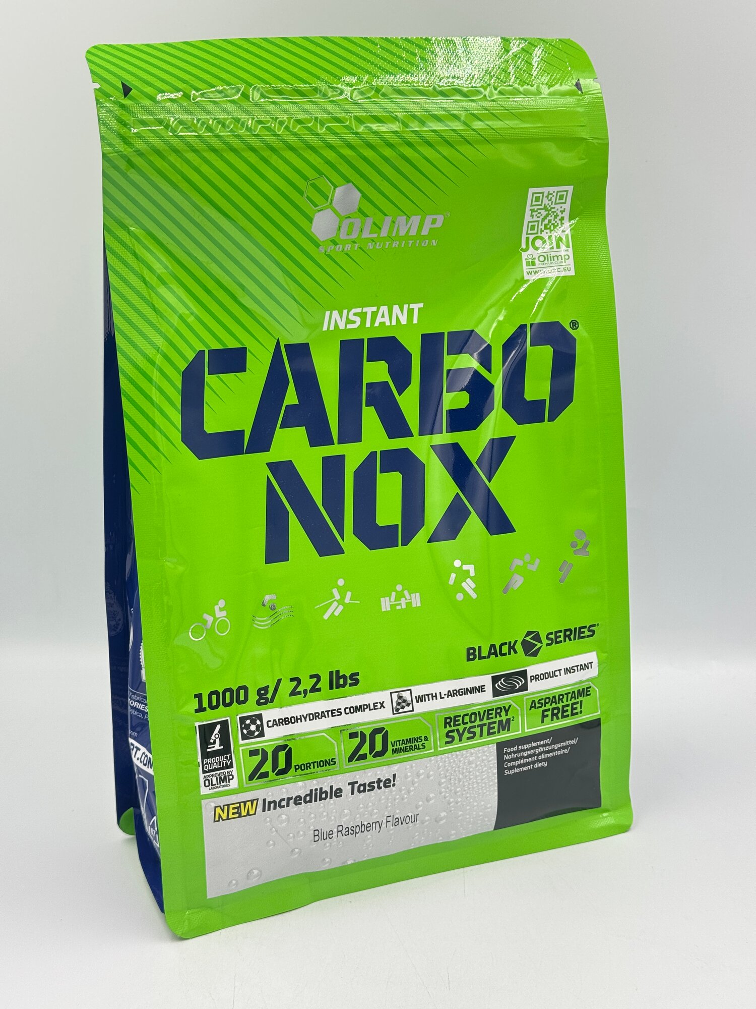 Olimp Carbo nox 1kg вкус blue raspberry flavour вкус арбуз углеводы