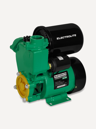 Изображение товара Насосная станция Electrolite PS 450 ( 220В, 450Вт, Центрабежный, напор 40м, глубина всасывания 9м, корпус чугун )