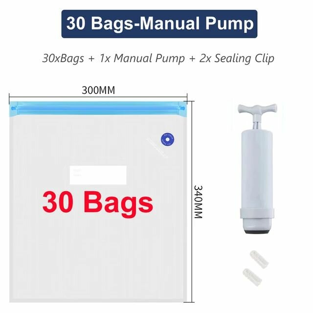 UniXYZ Мешок для хранения нити для 3D-принтера 30 шт-Manual Pump