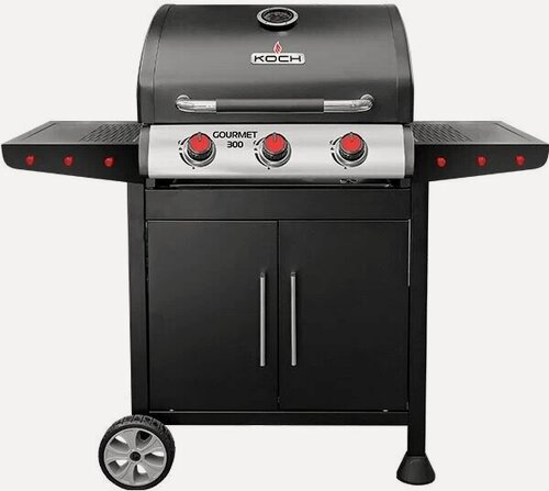 Изображение товара Газовый гриль KOCH "Gourmet" 300, авторозжиг, 3 горелки по 3кВт