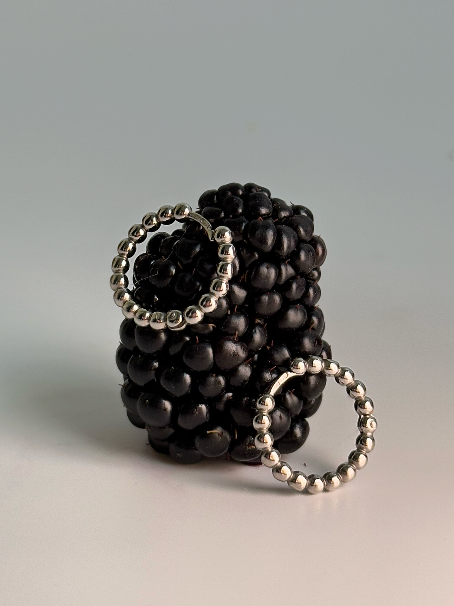 Моносерьга LU Jewel, серебро, 925 проба, родирование