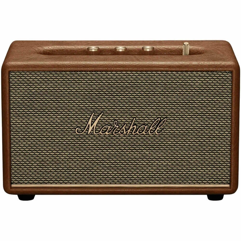 Колонка Marshall Acton III, кнопочное и сенсорное управление, коричневая