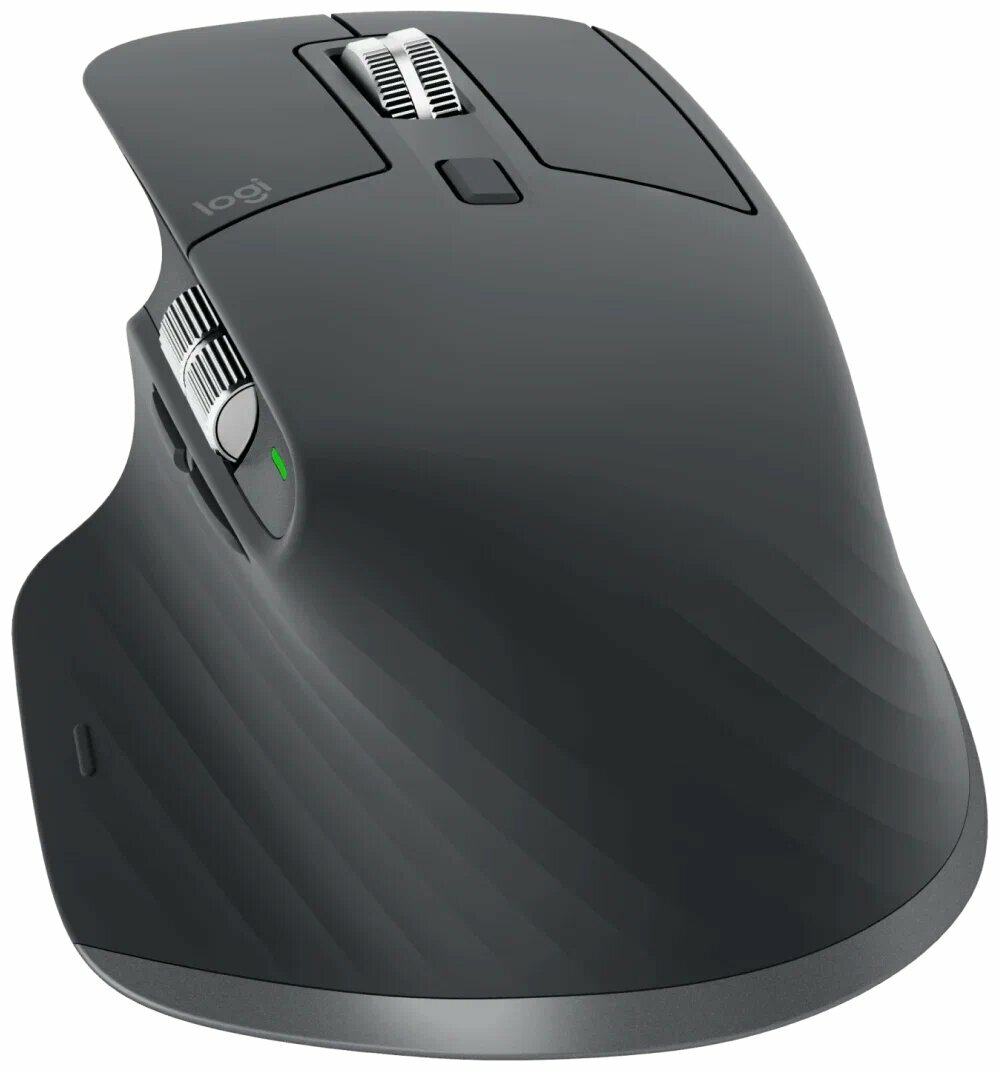 Беспроводная оптическая мышь Logitech MX Master 3s Black (разрешение сенсора 8000 dpi | бесшумное нажатие клавиш) — фото 1