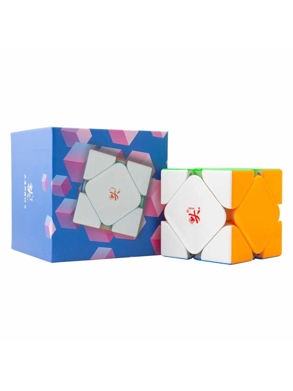 Головоломка скьюб магнитный DaYan Skewb v2 M MagLev Ball-Core UV