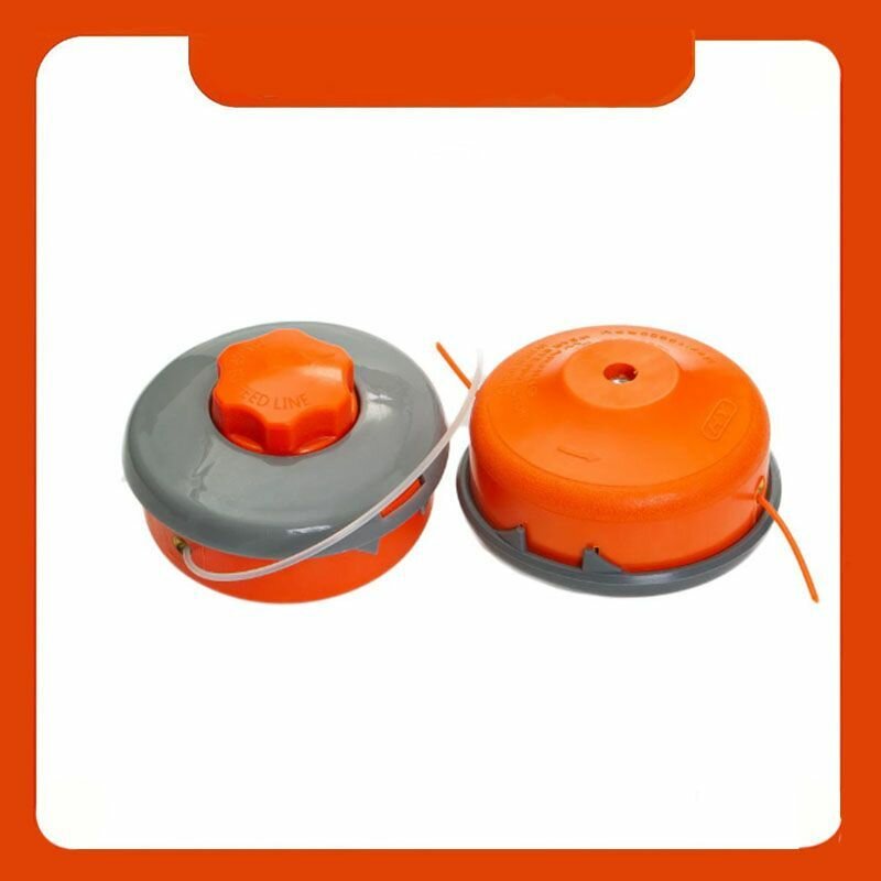 Триммерная головка (шпулька для лески) универсальная, гайка M10x1,25 левая, заряд лески без разбора