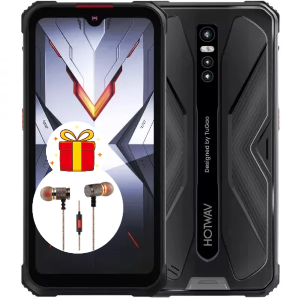 Противоударный смартфон HOTWAV Cyber 9 Pro 8/128 ГБ 7500мАч, IP69K, Smoky Grey + Наушники +2 Стекла! Гарантия год.