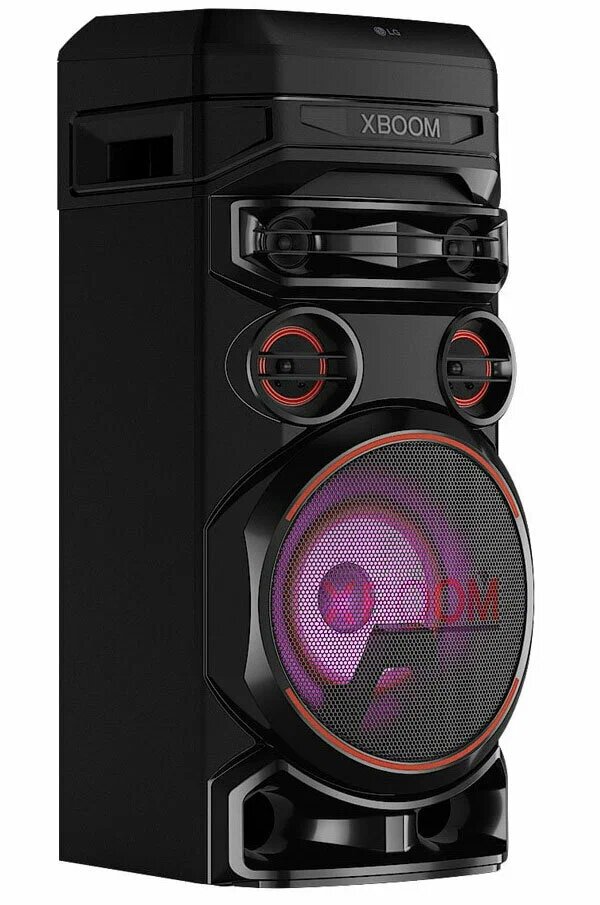 Музыкальный центр и аудиосистема LG RNC7 XBOOM, 600 Вт, с караоке, подсветка, черный — фото 1