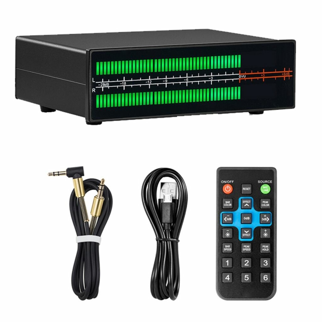 Измеритель уровня двухцветного музыкального анализатора спектра VU56 PRO