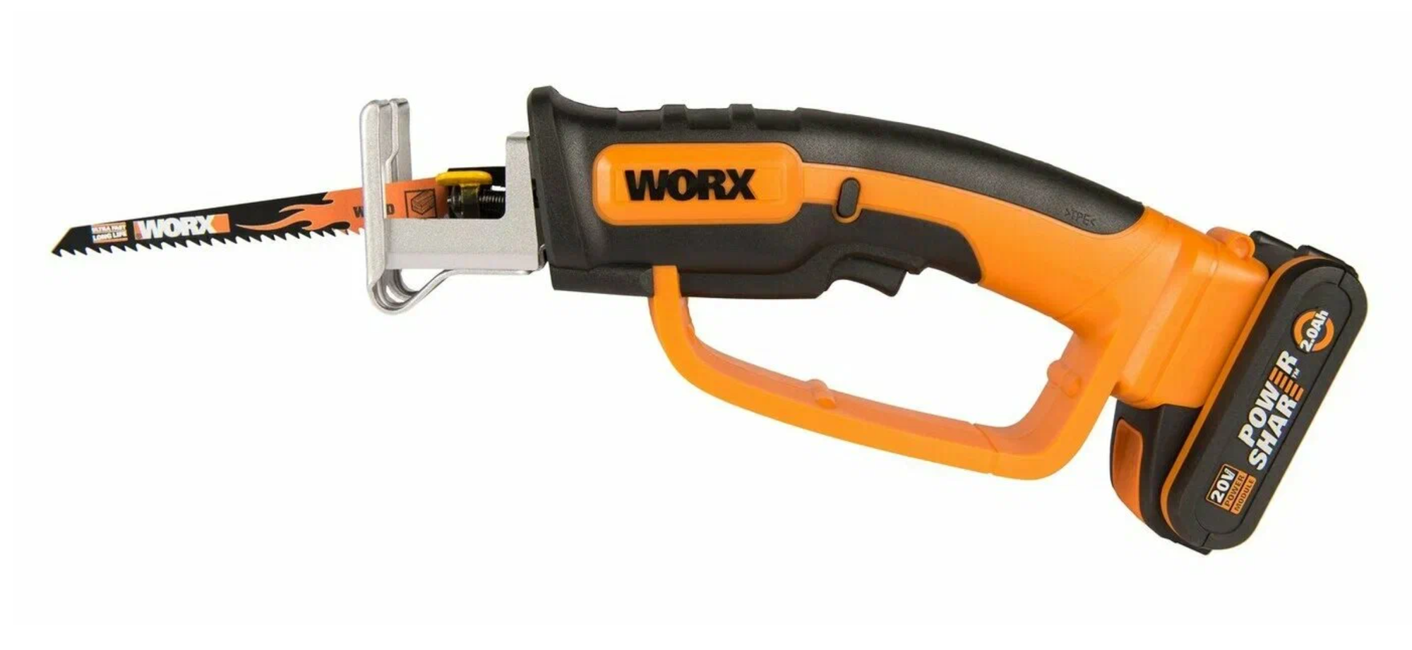 Пила аккумуляторная WORX WG894E, 20В, 2Ач х1 и ЗУ, артикул WG894E