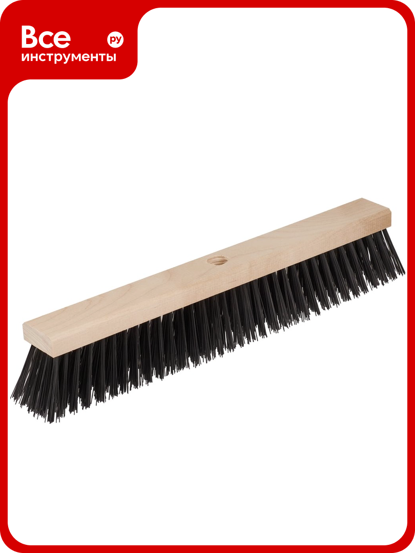 Щетка Gigant Тротуарная 5-ти рядная 400x45x18 мм жетская синт. Щетина (мононить 06мм) GNIK-03