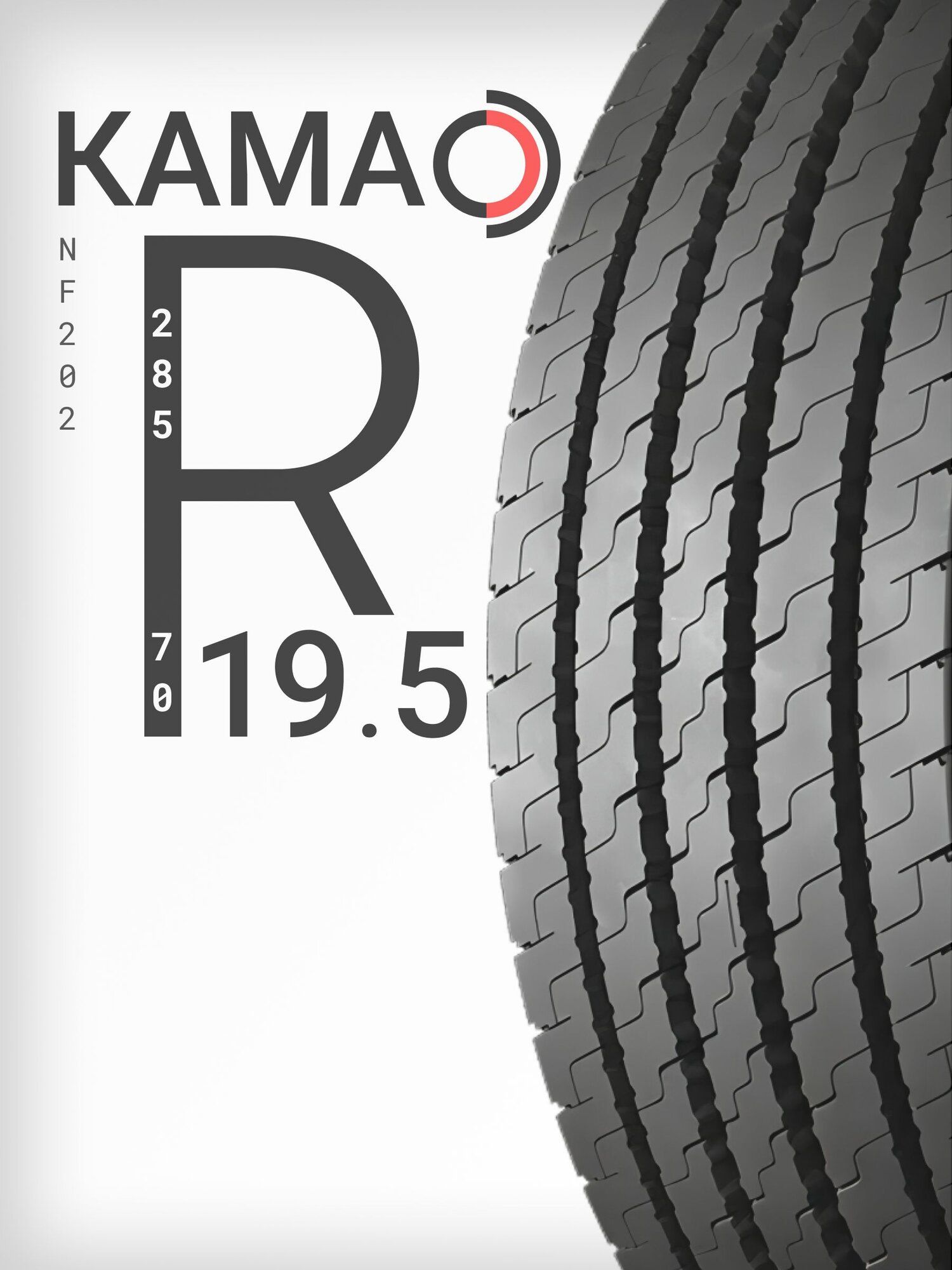 Кама NF 202 285/70R19.5 145/143 M рулевые оси M+S