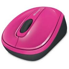 Беспроводная мышь розовая Microsoft Wireless Mobile Mouse 3500 Pink, компактная — фото 1
