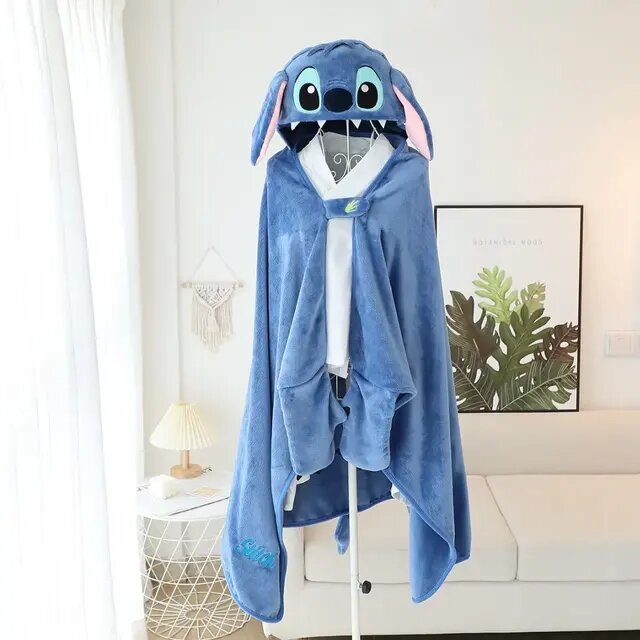 MINISO плюшевое одеяло-плащ 100x150 см