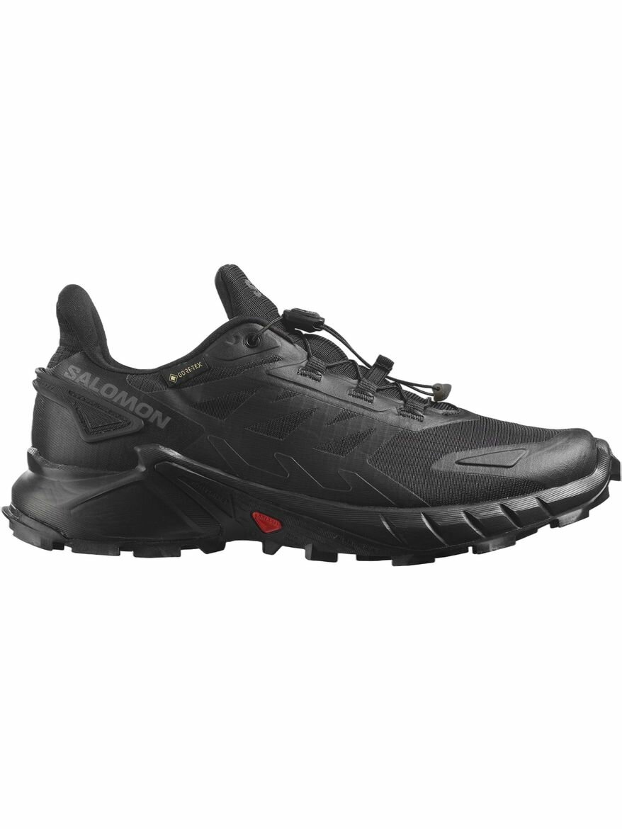 Кроссовки Salomon Supercross 4 GTX, полнота F, размер 4.5, черный