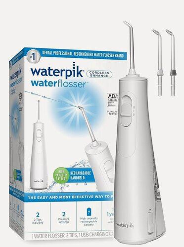 Изображение товара Ирригатор портативный Waterpik WF-21EU Cordless Enhance, белый.