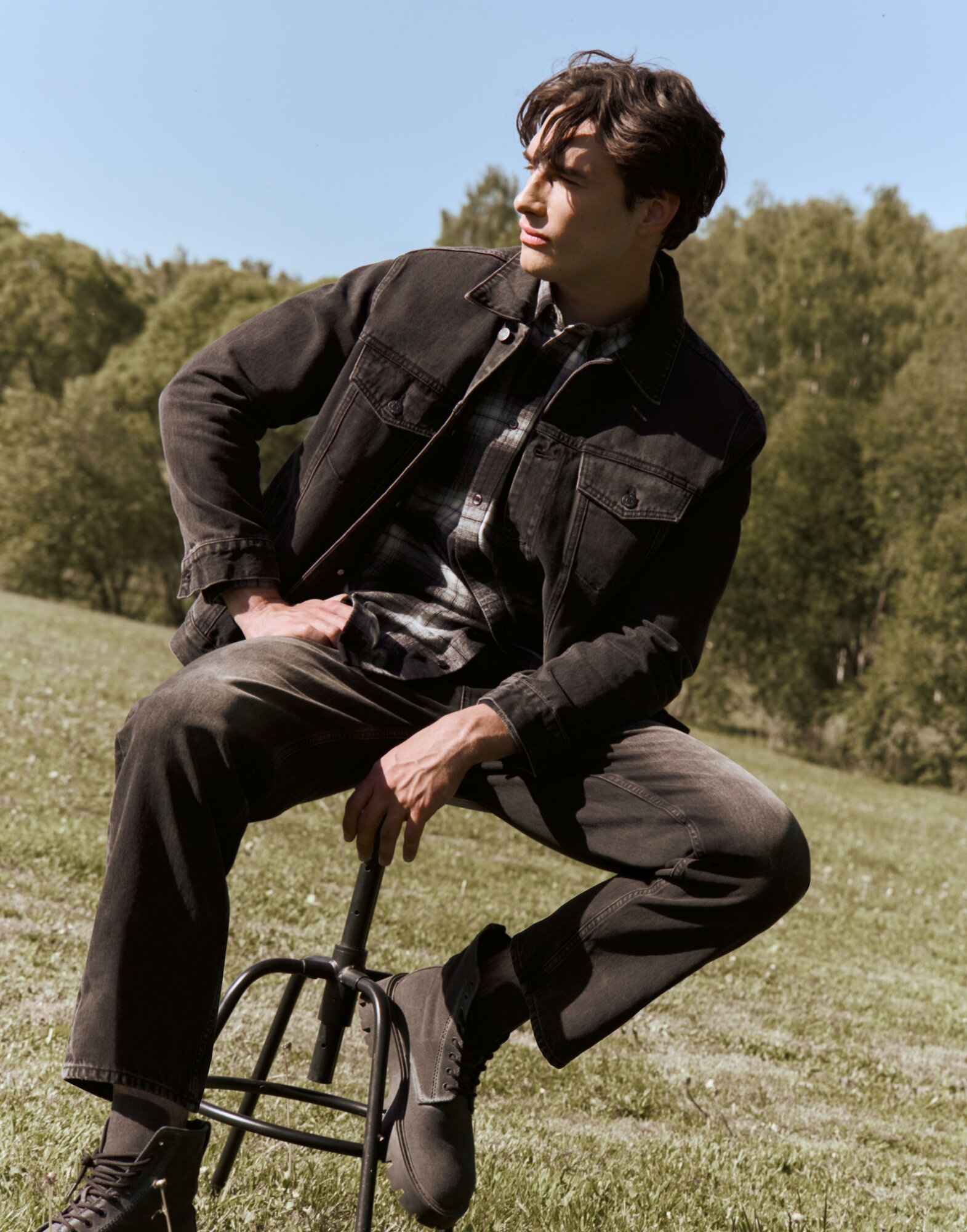 Куртка джинсовая Gloria Jeans, размер S (44-46), черный