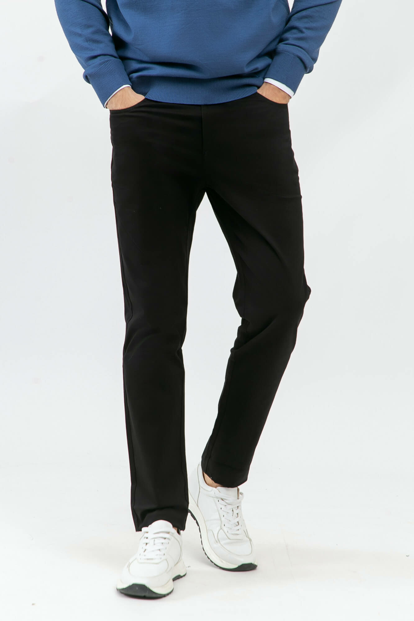 Брюки чинос TERRA PRO, размер 34, black