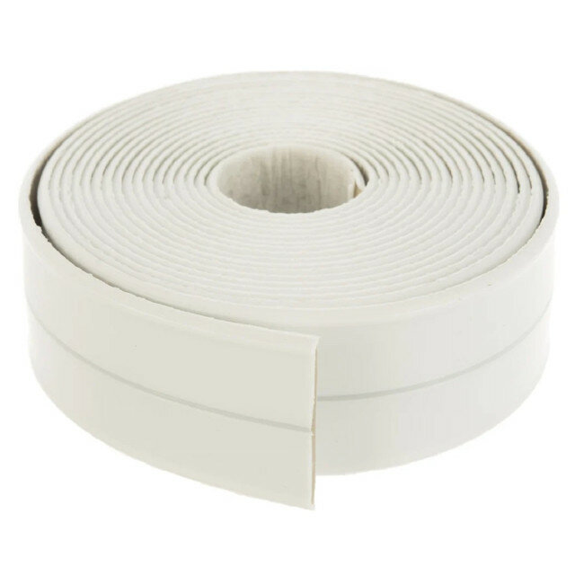 Бордюрная лента самоклеющаяся белая 20х20мм х 335м
