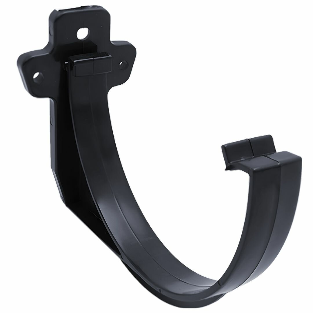 Кронштейн желоба, 5 шт, цвет графит, крепление для водостока, держатель для водосточной системы ПВХ