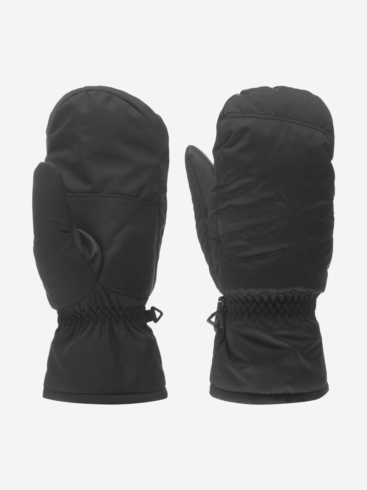 Варежки Ziener для мужчин, размер 8,5, черный