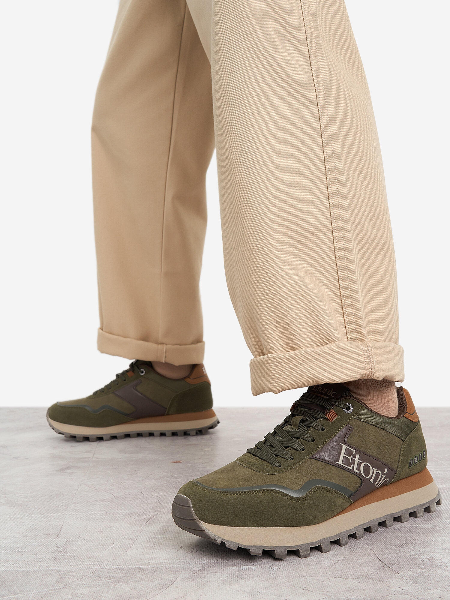 Кроссовки Etonic, размер 42, зеленый