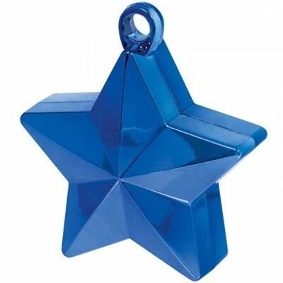 Грузик для воздушного шара AMSCAN "Звезда", синяя, пластик, 170 г