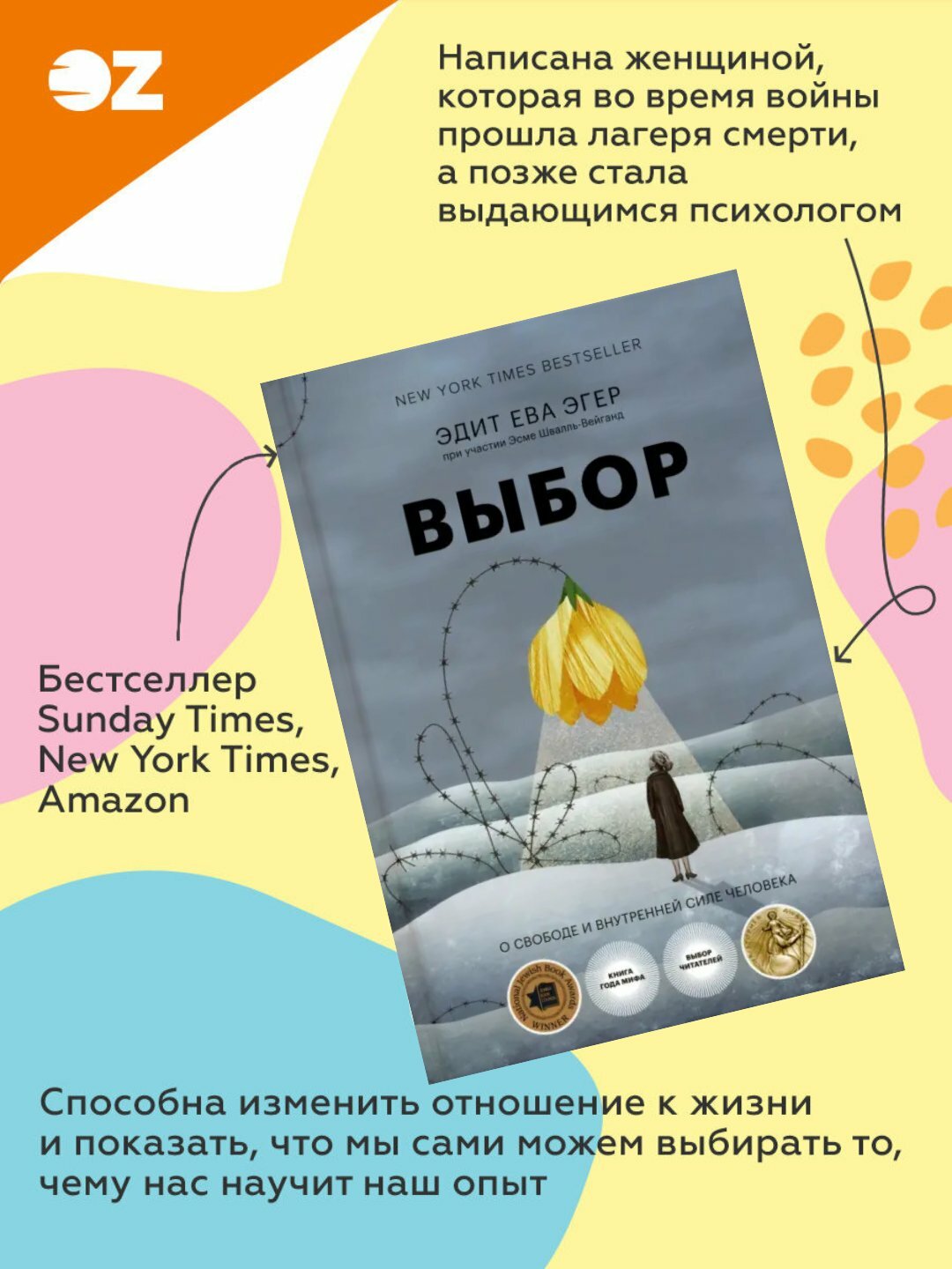 Выбор о свободе и внутренней силе человека, Эдит Ева Эгер — фото 1