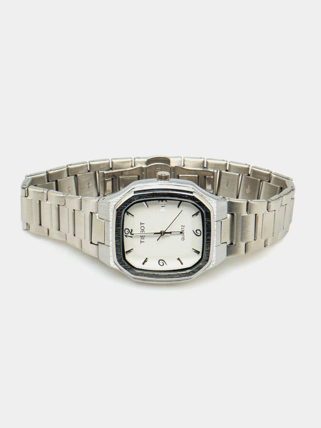 Наручные часы Quartz, белый металл/стальной — фото 1