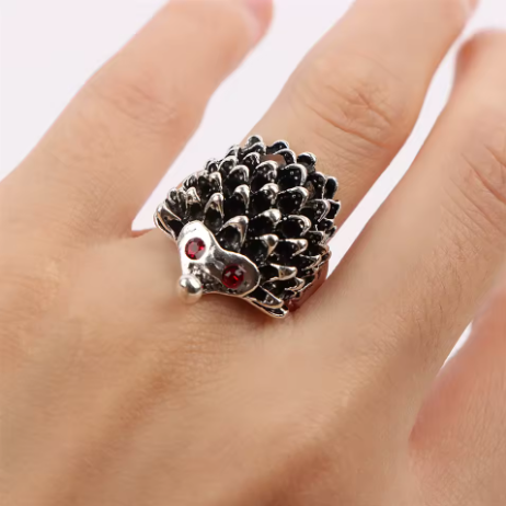 Кольцо-кулон, лазурит, безразмерное, ширина 5 мм, black — фото 1