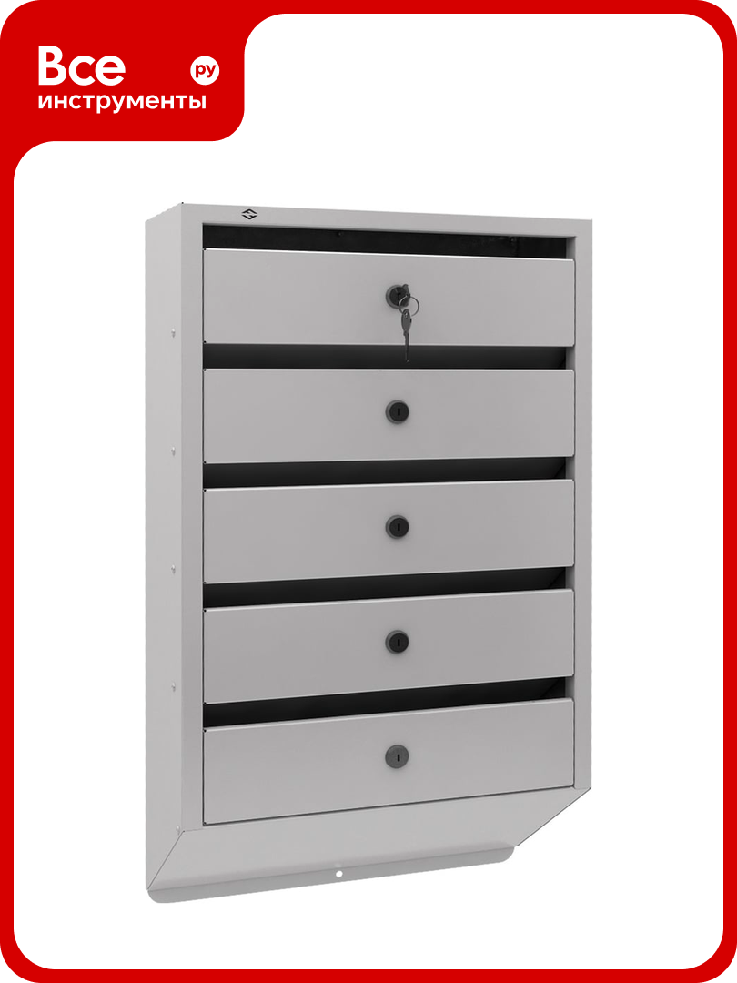 Почтовый ящик FerrumFormat Оптима Люкс 5 серый 4620065511103